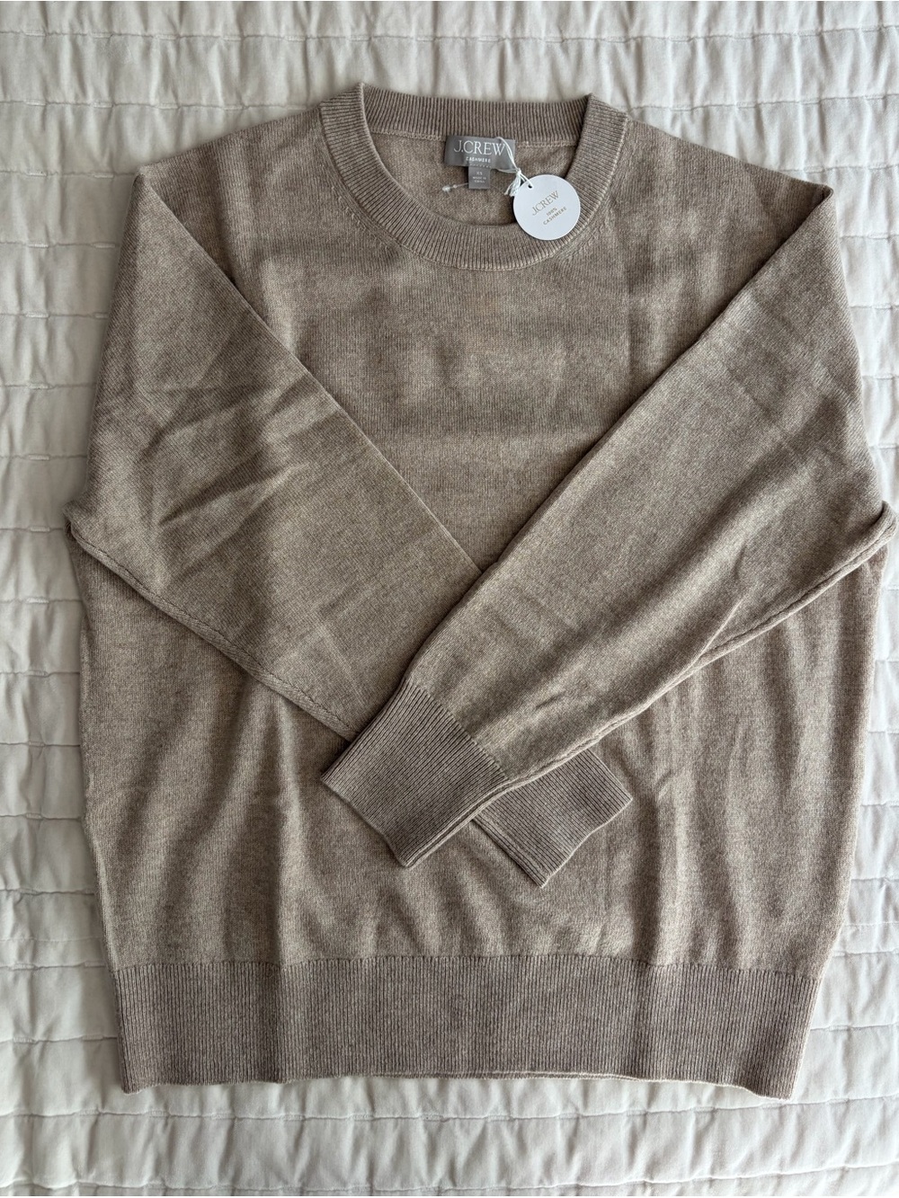 J. Crew Cashmere Relaxed Crewneck Sweater - Picture 2 of 4